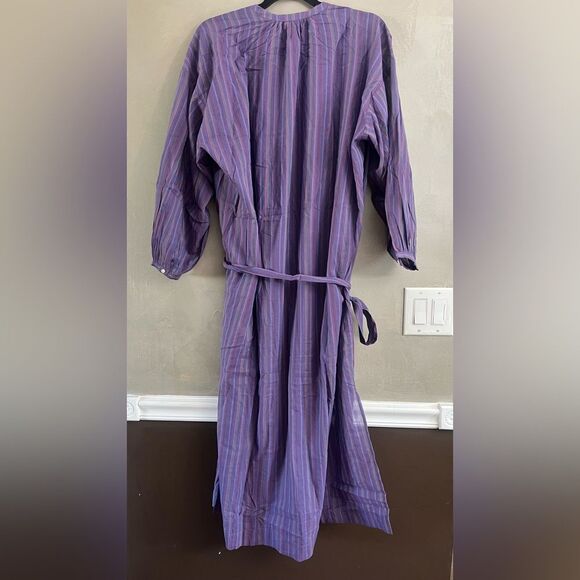 Doen Joan Dress Purple Isla Stripe - Picture 10 of 10